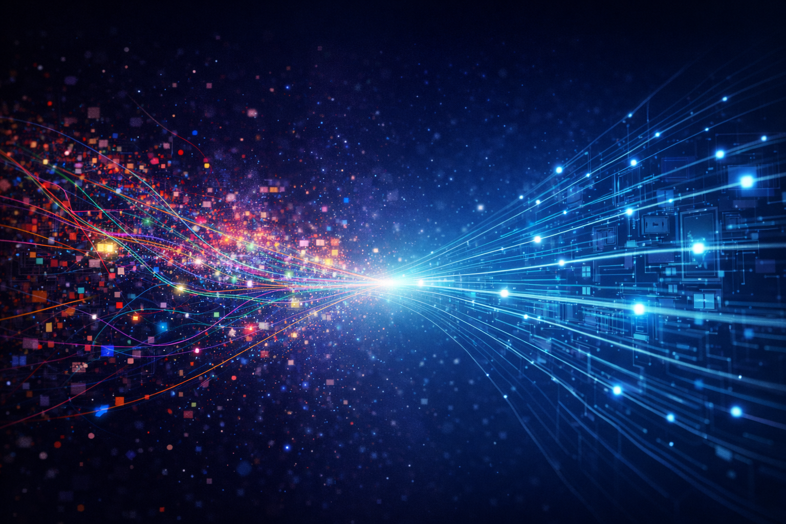 Digital chaos transforming into clear, actionable signal - GobbleData turns GA4 noise into insights